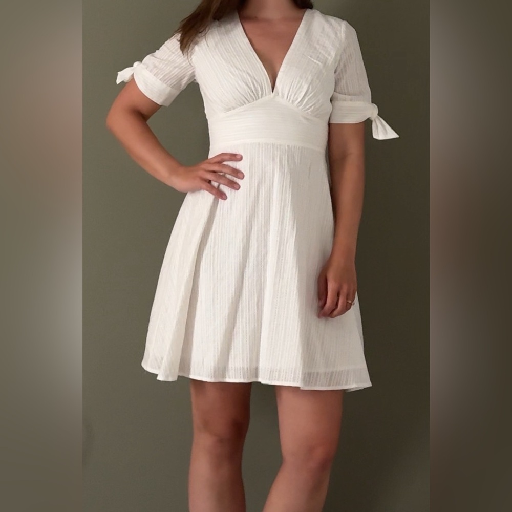 GB White Eyelet Dress